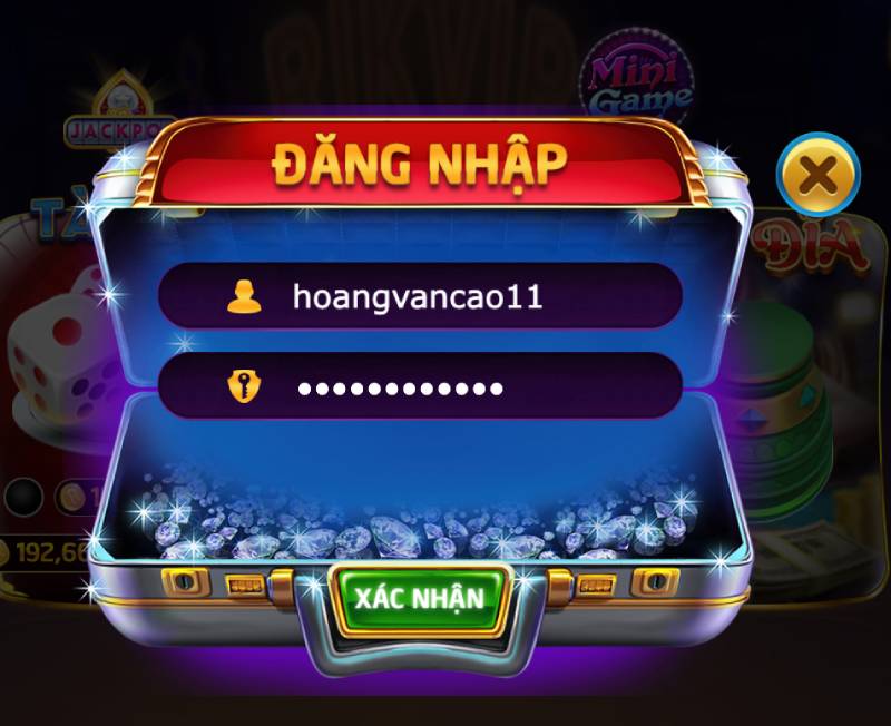 Nội dung hướng dẫn đăng nhập Rikvip