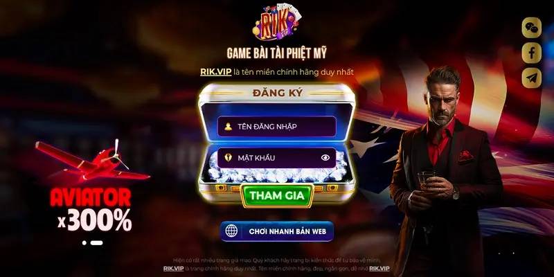 Nội dung các bước đăng ký Rikvip